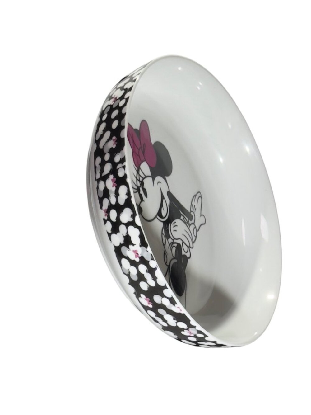 Disney Minnie Mouse Ceramic Bowl Microwave Dishwasher Safe - Picture 5 of 9